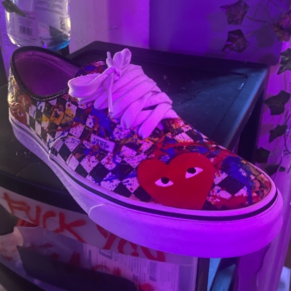 Custom one of one comme de garçons vans - Picture 3 of 5